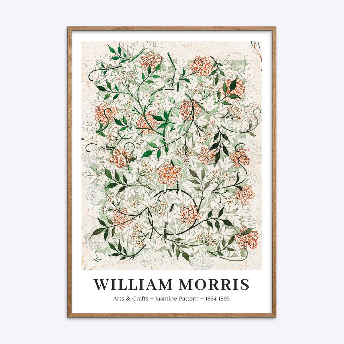 William Morris Jasmine Pattern 21x30 - Poster Society Plakater