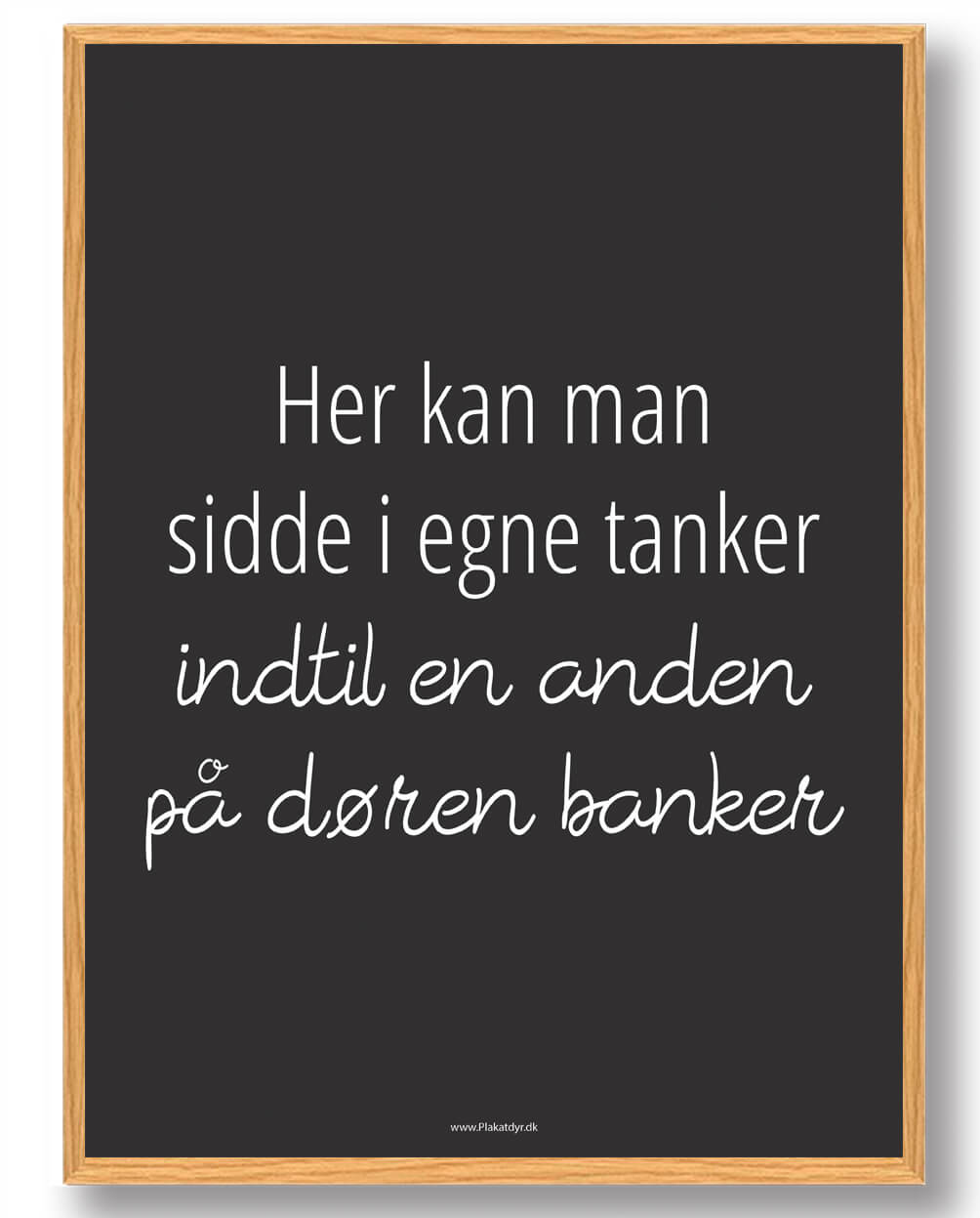 Sort Har Kan Man Sidde Plakat - Plakatdyr.dk Plakater