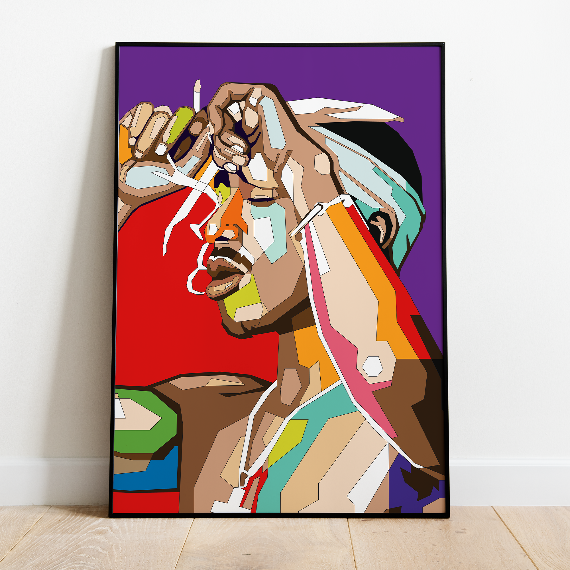 Pop Art Plakat Tupac - Just Karikatur Plakater