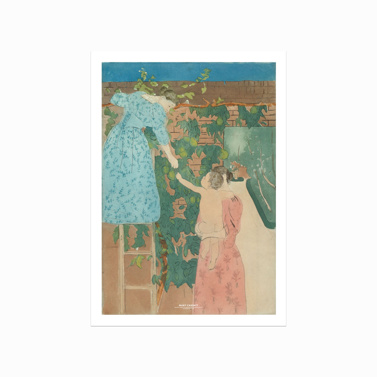Mary Cassatt Plakat Gathering Food - Designplakater Plakater