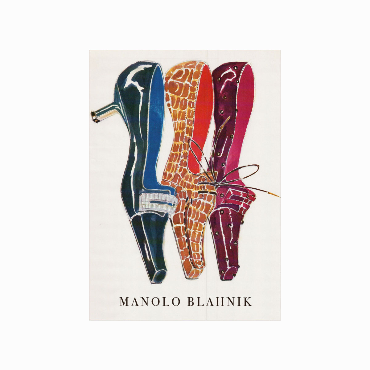 Fashion Plakat Manolo Blahnik - Designplakater Plakater